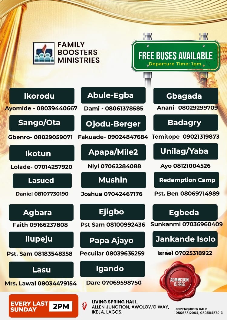 FREE BUS LOCATIONS edited