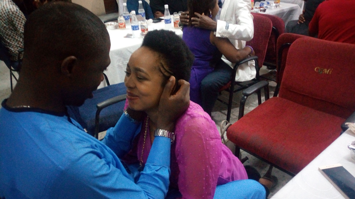 Couple during intimate talking Time